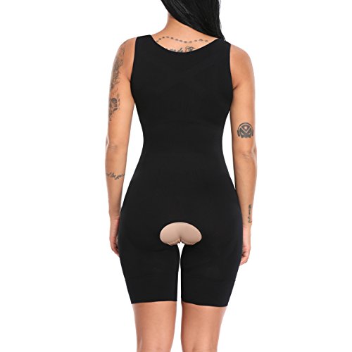 MISS MOLY Reductora de abdomen mujer reductora con gancho, cómodo y ligero Faja Buena figura inconsútil Negro XL MISS MOLY Reductora de abdomen mujer reductora con gancho, cómodo y ligero Faja Buena figura inconsútil Negro XL