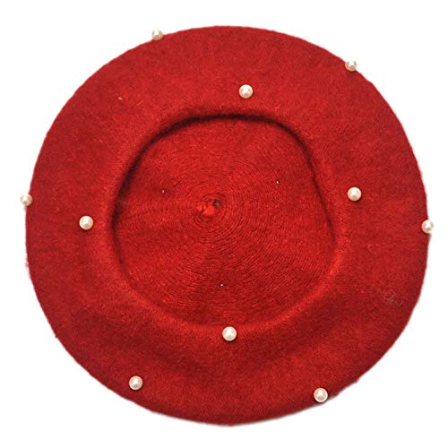 Mitlfuny Niños Niñas Sombreros de Punto Gruesa para Bebé Invierno Caliente Boinas Gorro de Lana de Perla Color Sólido Casquillo de Bola de Pelo Beanie Gorras Bérets para Niña Muchacha 2-6 Años