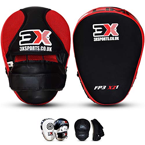 Mitones De Boxeo Almohadillas De Enfoque Guantes De Boxeo Pads De Muay Thai Krav Maga Kárate Mitones De Entrenamiento Kickboxing Escudo De Ataque De Entrenador (Par De Guantes De Boxeo)