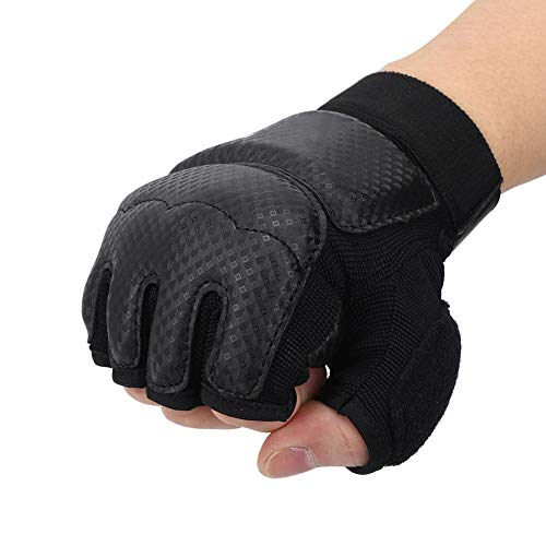 Mitones de MMA Guantes de Boxeo de Medio Dedo con Guantes Ajustables con Banda de muñeca UFC para Entrenamiento de Saco de Boxeo Sanda Sparring(M) Mitones de MMA Guantes de Boxeo de Medio Dedo con Guantes Ajustables con Banda de muñeca UFC para Entrenamiento de Saco de Boxeo Sanda Sparring(M)