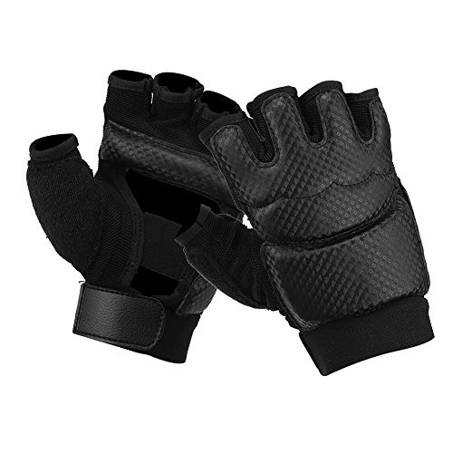 Mitones de MMA Guantes de Boxeo de Medio Dedo con Guantes Ajustables con Banda de muñeca UFC para Entrenamiento de Saco de Boxeo Sanda Sparring(M) Mitones de MMA Guantes de Boxeo de Medio Dedo con Guantes Ajustables con Banda de muñeca UFC para Entrenamiento de Saco de Boxeo Sanda Sparring(M)