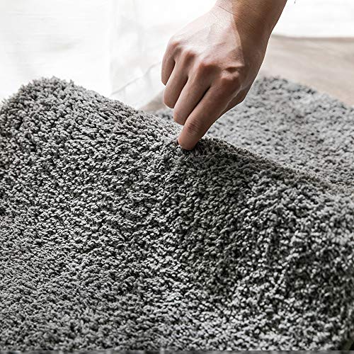 MIULEE Alfombra de Pelusa Rizada Suave Antipolvo Antideslizante Absorbente Alfombra Cuadrada Lavable de Piso Puertas de Entrada Pasillo para Dormitorio Sala de Estar Cocina 40 cm x 60 cm Gris MIULEE Alfombra de Pelusa Rizada Suave Antipolvo Antideslizante Absorbente Alfombra Cuadrada Lavable de Piso Puertas de Entrada Pasillo para Dormitorio Sala de Estar Cocina 40 cm x 60 cm Gris