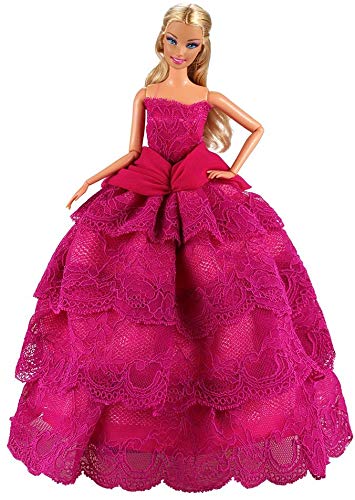 Miunana 1 Princesa Elegante Vestido de Noche Novia Vestir Boda Ropa de Fiesta para 11.5 Pulgadas 28 -30 CM Muñeca Miunana 1 Princesa Elegante Vestido de Noche Novia Vestir Boda Ropa de Fiesta para 11.5 Pulgadas 28 -30 CM Muñeca