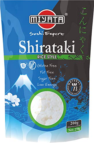 Miyata Shirataki, Arroz De Harina De Konjac 270 g, 1 unidad Miyata Shirataki, Arroz De Harina De Konjac 270 g, 1 unidad