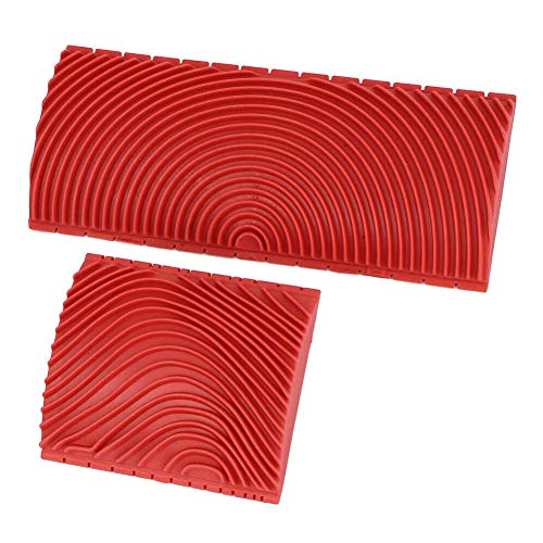 MJYT Wood Graining DIY Tool Household Wall Art Paint Rubber Wood Graining DIY Wall Pattern Painting Decoration Tool SetRed 2 in 1 Wood Graining Tool MJYT Wood Graining DIY Tool Household Wall Art Paint Rubber Wood Graining DIY Wall Pattern Painting Decoration Tool SetRed 2 in 1 Wood Graining Tool