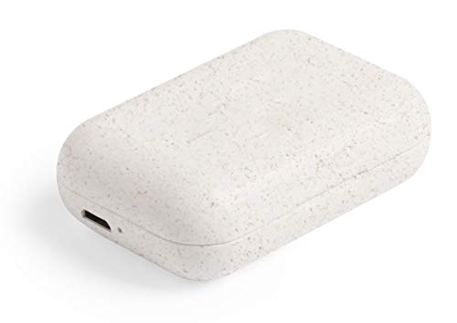MKTOSASA - Auriculares intraurales de línea Nature y conexión Bluetooth 5.0. Base de Carga con luz LED de Estado de Carga y función Manos Libres - 4.5x6.8x2.2 Caña de Trigo MKTOSASA - Auriculares intraurales de línea Nature y conexión Bluetooth 5.0. Base de Carga con luz LED de Estado de Carga y función Manos Libres - 4.5x6.8x2.2 Caña de Trigo