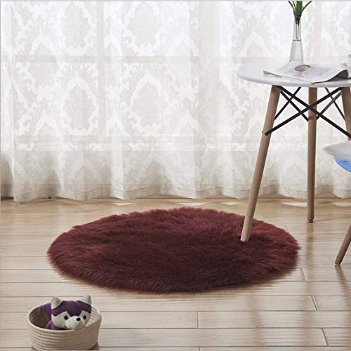 MLKUP Alfombra Grande Suave y esponjosa Alfombra Antideslizante Comedor Sala de Estar Familiar Alfombra del Piso Dormitorio decoración cálida para el hogar/Talla:70cm