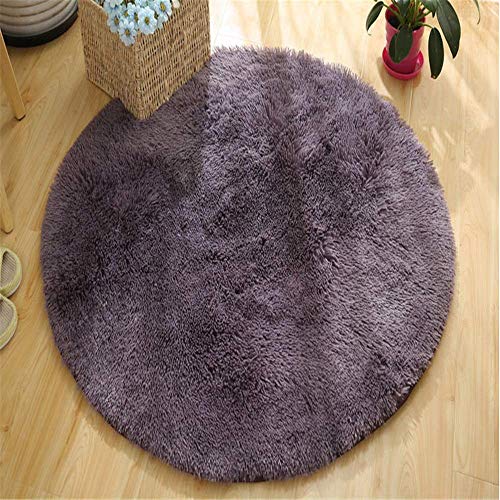 MLKUP Sala de Estar Dormitorio baño sofá Silla Alfombra de Fibra sintética Alfombra Antideslizante Alfombra Suave/Talla:60x60cm