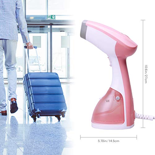 MLMLANT Plancha Mano de Vapor Portatil, Steamer,Plancha para Ropa, Vertical & Horizontal, 1500W, calienta en 30 Segundos, hogar y Viaje (Rosa) MLMLANT Plancha Mano de Vapor Portatil, Steamer,Plancha para Ropa, Vertical & Horizontal, 1500W, calienta en 30 Segundos, hogar y Viaje (Rosa)