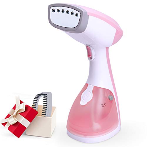 MLMLANT Plancha Mano de Vapor Portatil, Steamer,Plancha para Ropa, Vertical & Horizontal, 1500W, calienta en 30 Segundos, hogar y Viaje (Rosa) MLMLANT Plancha Mano de Vapor Portatil, Steamer,Plancha para Ropa, Vertical & Horizontal, 1500W, calienta en 30 Segundos, hogar y Viaje (Rosa)