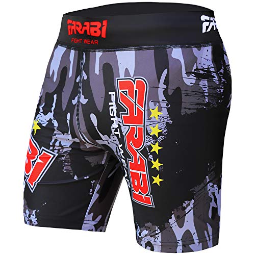 MMA Vale tudo Short Grappling Fight Training Match Compression Tight by Farabi (XL)