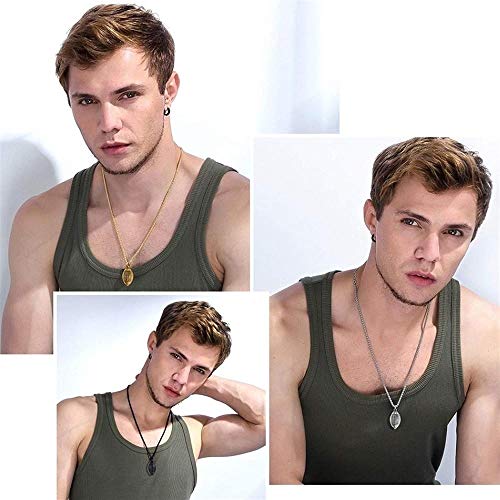 MNMXW Collar de Bola para Hombre, Atleta, Deporte, Fan, Regalo, joyería, Oro, Acero Inoxidable, Entrenamiento, fútbol, Fitness, Cadena Colgante MNMXW Collar de Bola para Hombre, Atleta, Deporte, Fan, Regalo, joyería, Oro, Acero Inoxidable, Entrenamiento, fútbol, Fitness, Cadena Colgante