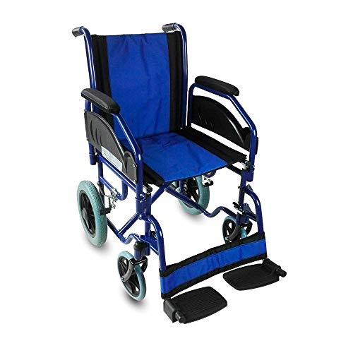 Mobiclinic, Maestranza, Silla de ruedas plegable para ancianos y minusválidos, silla de ruedas manual, freno en manetas, reposapiés y reposabrazos extraíbles, negro Mobiclinic, Maestranza, Silla de ruedas plegable para ancianos y minusválidos, silla de ruedas manual, freno en manetas, reposapiés y reposabrazos extraíbles, negro