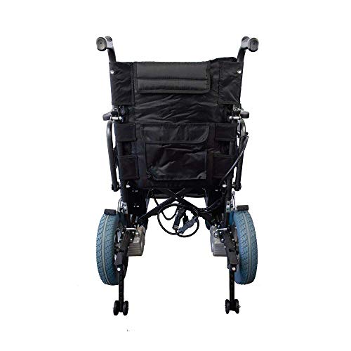 Mobiclinic, modelo Cenit, Silla de ruedas eléctrica, plegable, con motor, para discapacitados, minusválidos, ancianos, ortopedica, para mayores, autonomía 20 km, 24V, color Negro