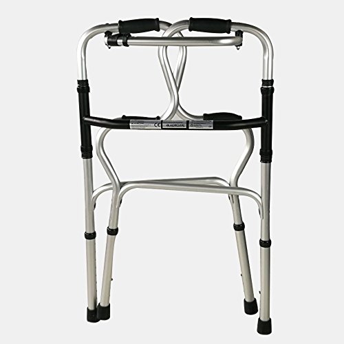 Mobiclinic, Modelo Pórtico, Andador para ancianos, adultos, mayores o minusvalidos, de aluminio, ligero, plegable, con asiento y sin ruedas Mobiclinic, Modelo Pórtico, Andador para ancianos, adultos, mayores o minusvalidos, de aluminio, ligero, plegable, con asiento y sin ruedas