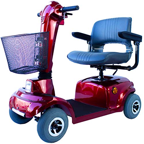 Mobiclinic, Piscis, Scooter eléctrico personas con movilidad reducida, adultos, minusválidos, discapacitados, 4 ruedas, Desmontable, Manillar plegable, asiento giratorio, Auton. 34 km, 12V, Burdeos Mobiclinic, Piscis, Scooter eléctrico personas con movilidad reducida, adultos, minusválidos, discapacitados, 4 ruedas, Desmontable, Manillar plegable, asiento giratorio, Auton. 34 km, 12V, Burdeos