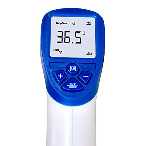 Mobiclinic, Termómetro infrarrojos sin contacto, de frente, Marca Española, Grado Médico, Marcado CE, Pantalla LCD, Alarma de fiebre, Lectura digital, Función de Memoria Mobiclinic, Termómetro infrarrojos sin contacto, de frente, Marca Española, Grado Médico, Marcado CE, Pantalla LCD, Alarma de fiebre, Lectura digital, Función de Memoria