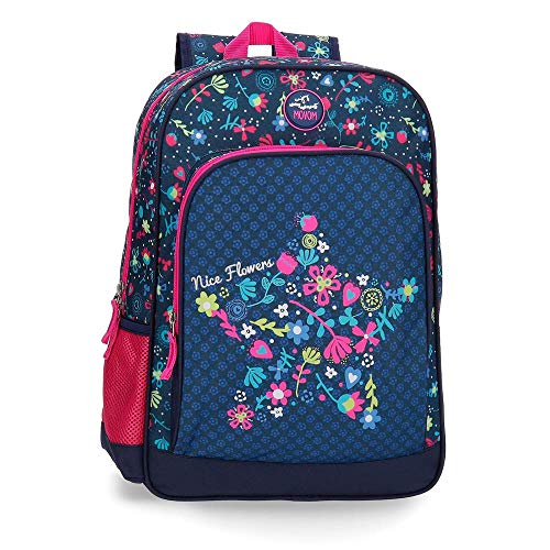 Mochila 42cm adaptable a carro Movom Nice Flowers