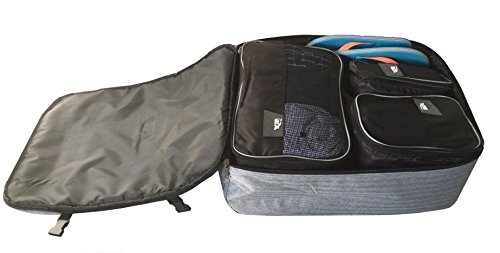 Mochila de Viaje. Mochila de Cabina aprobada para Vuelos como Equipaje de Mano. 55 x 40 x 20 (Gris) Mochila de Viaje. Mochila de Cabina aprobada para Vuelos como Equipaje de Mano. 55 x 40 x 20 (Gris)