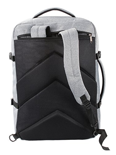 Mochila de Viaje. Mochila de Cabina aprobada para Vuelos como Equipaje de Mano. 55 x 40 x 20 (Gris) Mochila de Viaje. Mochila de Cabina aprobada para Vuelos como Equipaje de Mano. 55 x 40 x 20 (Gris)