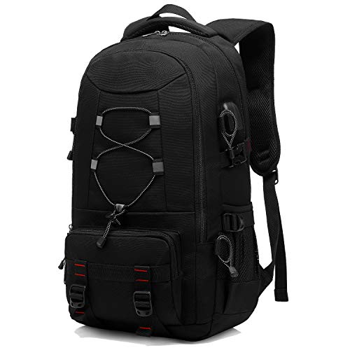 Mochila de Viaje, Mochila para Senderismo de 45L.Gran Capacidad.Mochila para Ordenador hasta 17.3 Pulgadas.Casual Impermeable y múltiples Bolsillos.Acampada,Excursiones,Deportes al Aire Libre Mochila de Viaje, Mochila para Senderismo de 45L.Gran Capacidad.Mochila para Ordenador hasta 17.3 Pulgadas.Casual Impermeable y múltiples Bolsillos.Acampada,Excursiones,Deportes al Aire Libre