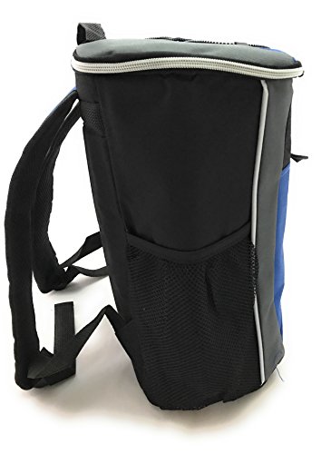 Mochila Delivery térmica Backpack azul 19 litros para comida y bebidas de llevar.