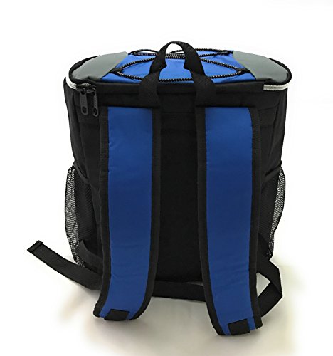 Mochila Delivery térmica Backpack azul 19 litros para comida y bebidas de llevar.