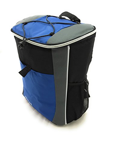 Mochila Delivery térmica Backpack azul 19 litros para comida y bebidas de llevar.