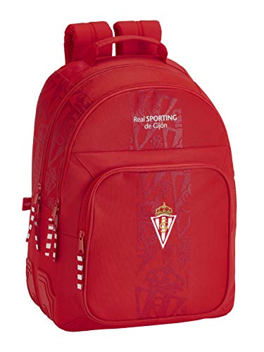 Mochila Escolar de Real Sporting de Gijón Oficial, 320x150x420mm Mochila Escolar de Real Sporting de Gijón Oficial, 320x150x420mm