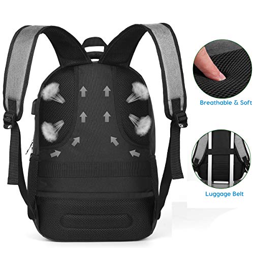 Mochila Escolar,Mochila Portatil 15.6 Pulgadas Mochila Hombre con Puerto de Carga USB