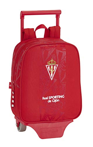 Mochila Guardería de Real Sporting de Gijón Oficial con Carro Safta, 220x100x270mm