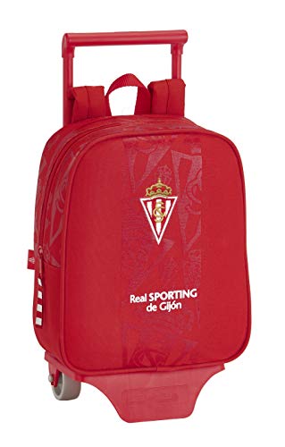 Mochila Guardería de Real Sporting de Gijón Oficial con Carro Safta, 220x100x270mm Mochila Guardería de Real Sporting de Gijón Oficial con Carro Safta, 220x100x270mm