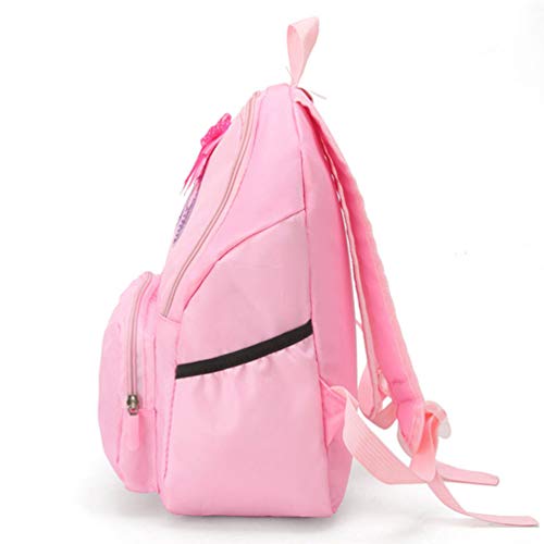 Mochila Infantil Creativa Mochila para Danza clásica Modelo Bolsa Casual de Tela para Estudiantes universitarios Chicas (Rosa) Rosa Rosa L