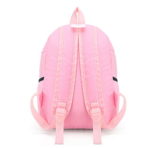 Mochila Infantil Creativa Mochila para Danza clásica Modelo Bolsa Casual de Tela para Estudiantes universitarios Chicas (Rosa) Rosa Rosa L