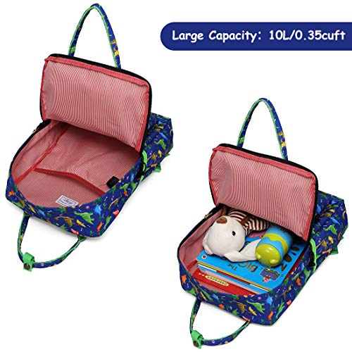 Mochila Infantil, Kasgo Mochila Preescolar Lindo de Kindergarten Mochila Escolar Niños con Correa Pecho Dinosaurio Mochila Infantil, Kasgo Mochila Preescolar Lindo de Kindergarten Mochila Escolar Niños con Correa Pecho Dinosaurio