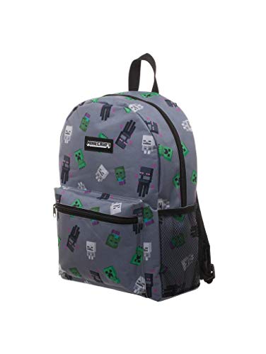 Mochila Minecraft Infantil - Set de 4 Piezas