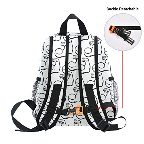 Mochila pequeña para el Colegio, Culturista, bíceps con patrón de Brazo, para niña, niño, niña, niño, Mochila de Viaje, Bolsa de Viaje para Estudiantes, Primaria