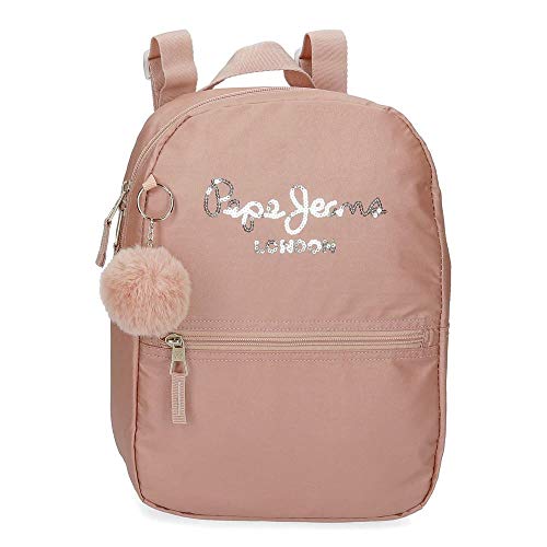 Mochila Pequeña Pepe Jeans Celia, Rosa, 25 x 32 x 12 cm