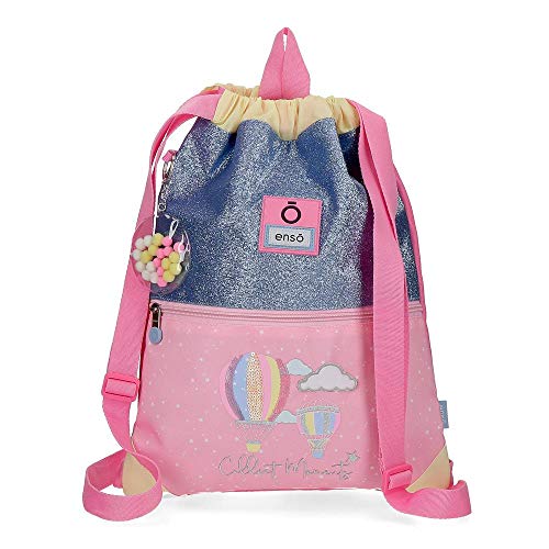 Mochila Saco Enso Collect Moments, Multicolor, 30 x 40 cm