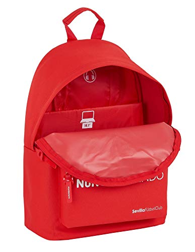 Mochila Safta Juvenil para Portátil 14.1" de Sevilla FC Corporativa, 310x160x410mm