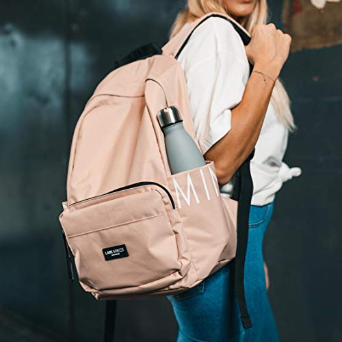 Mochilas Escolares Juveniles Rosa - LARK STREET No3 Mochila Niña y Niño Universidad, Escolar y Viaje - Bolso Casual Mujer y Hombre para Portátil, Hecha de Botellas de Plástico Reciclado e Impermeable Mochilas Escolares Juveniles Rosa - LARK STREET No3 Mochila Niña y Niño Universidad, Escolar y Viaje - Bolso Casual Mujer y Hombre para Portátil, Hecha de Botellas de Plástico Reciclado e Impermeable