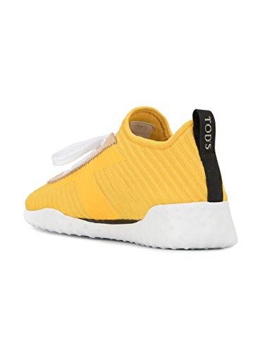 Moda De Lujo | Tod's Mujer XXW14B0AC71J9E9991 Amarillo Tela Zapatillas | Temporada Outlet