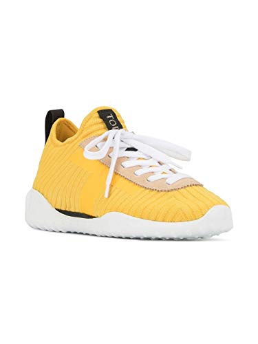 Moda De Lujo | Tod's Mujer XXW14B0AC71J9E9991 Amarillo Tela Zapatillas | Temporada Outlet