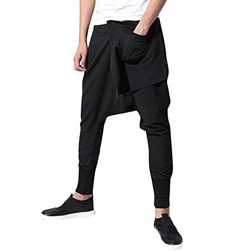 Moda Hombre Color Puro Pantalones Ocio Deporte Hip-Hop Lápiz Pantalones Pantalones Haren EláStico Hombre Corte Recto Estilo Liso Casual con Perneras Rectas Hombre