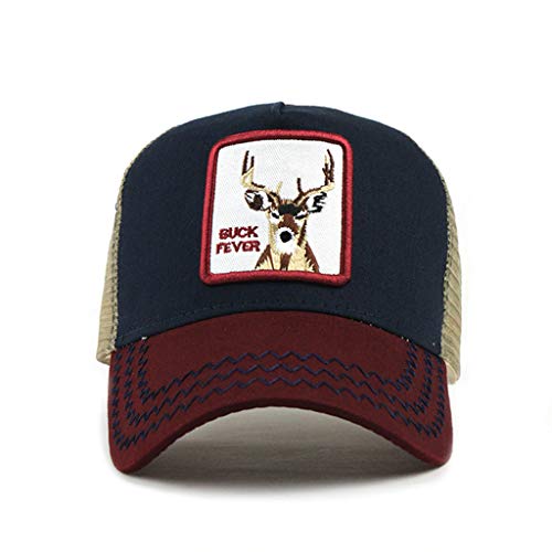 Moda Media Malla Transpirable Gorra Deportiva Unisex, Animal Embroidered Cómoda Tela Elástica Gorra De Béisbol De Algodón Velcro Ajustable Gorros Casuales Gorras De Béisbol De Hip Hop Caza Pesca Moda Media Malla Transpirable Gorra Deportiva Unisex, Animal Embroidered Cómoda Tela Elástica Gorra De Béisbol De Algodón Velcro Ajustable Gorros Casuales Gorras De Béisbol De Hip Hop Caza Pesca