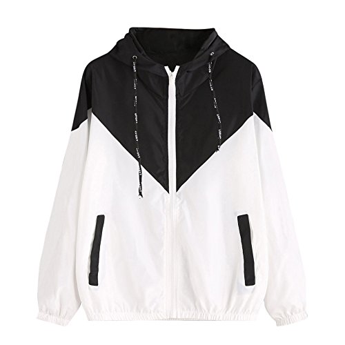 Modelo De Moda Mujeres Manga Larga Patchwork Piel Fina Trajes con Capucha Cremallera Escudo Casual Deportivo Sudadera con Capucha Superior riou