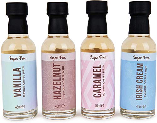 Modern Gourmet Foods, Set de Regalo Salsas de Café Zero Calorías, Pack de 4 Modern Gourmet Foods, Set de Regalo Salsas de Café Zero Calorías, Pack de 4