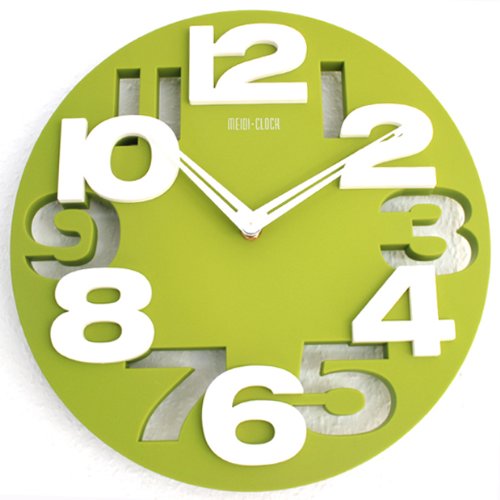 Moderno reloj de pared decoración cocina Baduhr de muñeca Country Club LKU-verde, New Moderno reloj de pared decoración cocina Baduhr de muñeca Country Club LKU-verde, New