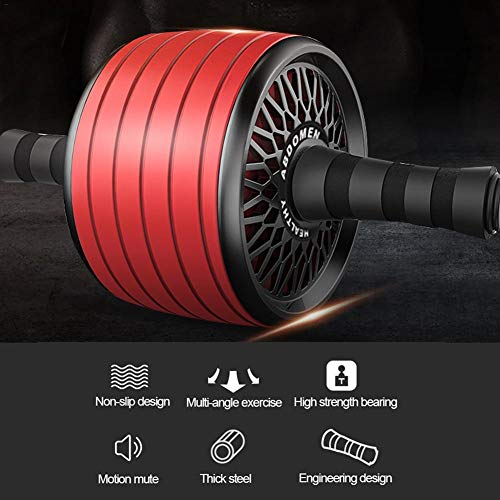 MODGS Rueda De Abdominales- Máquina De Entrenamiento De Fuerza De Aptitud Corporal Rueda AB para Gimnasio En Casa Equipo De Entrenamiento De Entrenamiento Físico Unisex Hombres Mujeres Sturdy MODGS Rueda De Abdominales- Máquina De Entrenamiento De Fuerza De Aptitud Corporal Rueda AB para Gimnasio En Casa Equipo De Entrenamiento De Entrenamiento Físico Unisex Hombres Mujeres Sturdy