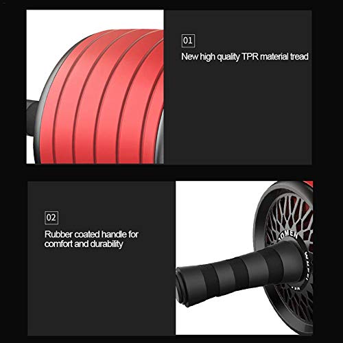 MODGS Rueda De Abdominales- Máquina De Entrenamiento De Fuerza De Aptitud Corporal Rueda AB para Gimnasio En Casa Equipo De Entrenamiento De Entrenamiento Físico Unisex Hombres Mujeres Sturdy MODGS Rueda De Abdominales- Máquina De Entrenamiento De Fuerza De Aptitud Corporal Rueda AB para Gimnasio En Casa Equipo De Entrenamiento De Entrenamiento Físico Unisex Hombres Mujeres Sturdy